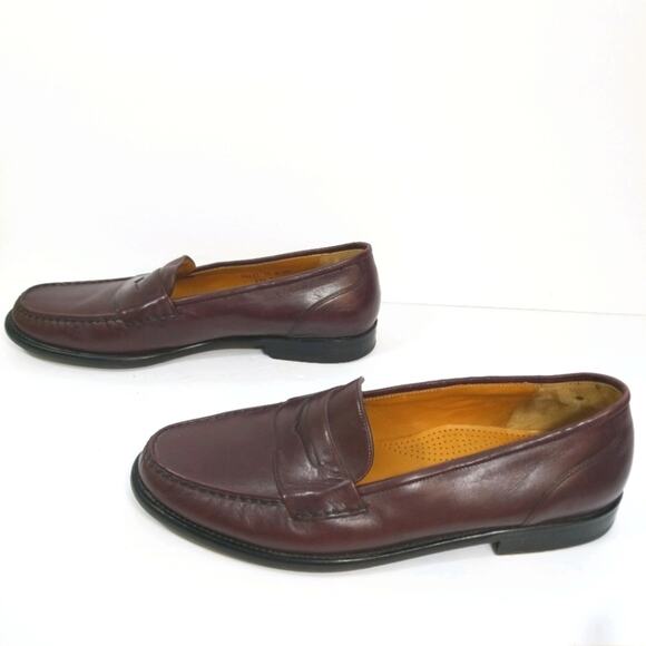 Cole Haan Country burgandy leather loafers 12 main image 8